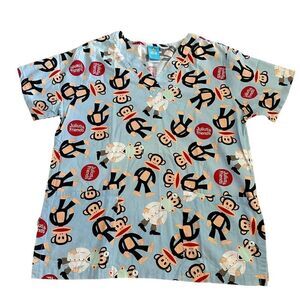 Julius And Friends ~ Scrub Top - Size Small
